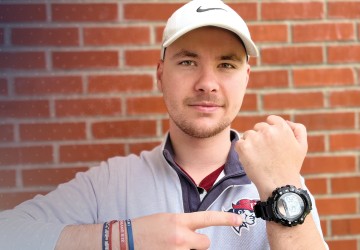 A Cumberlands student focuses on time management. 